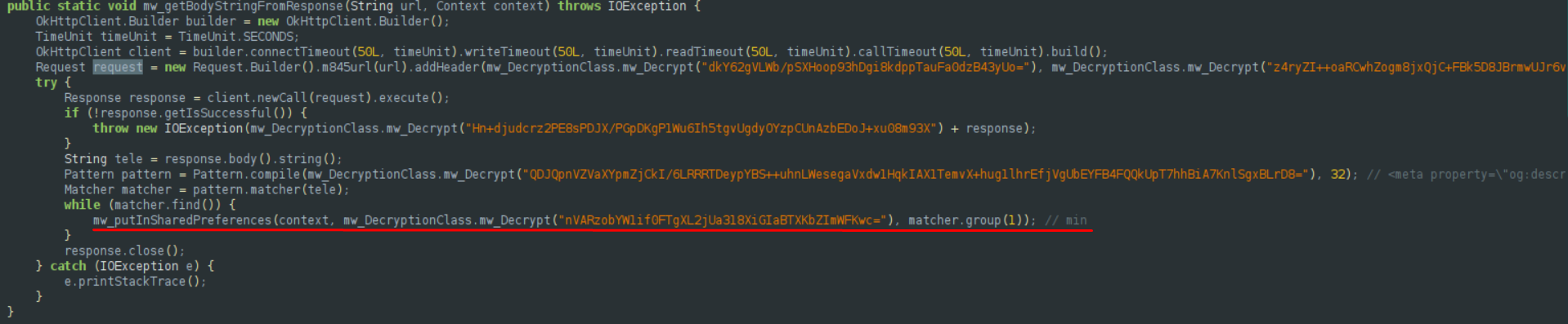 Retrieves the Telegram channel description